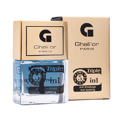 GHALI' OR Лак укрепляющий Triple Five Защита от отслоения ногтей 11.0 milk подарочный набор fantastic five