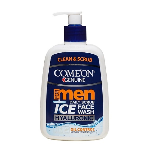 фото Come'on гель мужской для умывания сухой кожи лица без мыла и "без слез" 500.0