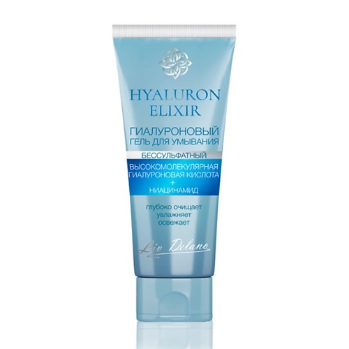 Гель для умывания LIV DELANO Гиалуроновый гель для умыванияHyaluron Elixir гиалуроновый гель для умывания liv delano hyaluronic face wash 78 г