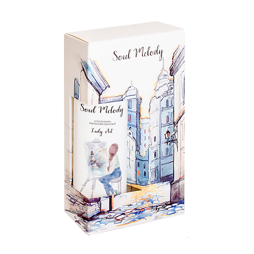 Набор средств для ванной и душа LIV DELANO Подарочный набор Soul Melody Lady Art гель для душа liv delano гель для душа парфюмированный lady art soul melody