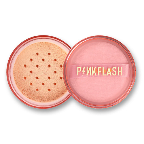 PINK FLASH Пудра рассыпчатая для натурального макияжа, оттенок №000 