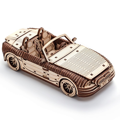 DROVO Деревянный конструктор 3D автомобиль Родстер 007 1.0 метви наклейка смешной творческий автомобиль наклейка пвх окно персонализированная наклейка на авто продукция