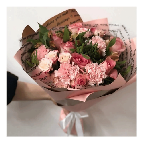 VORNIKOV BOUQUETS Букет с розами Прекрасной леди переноска складная шестигранник самой прекрасной 17 × 14 8 × 19 5 см