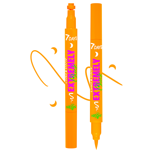 7DAYS Подводка для глаз EXTREMELY CHICK карандаш 7days кайал для век розовый extremely chick neon 404 pop diva 1 3 г