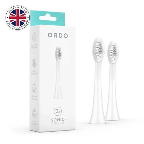 Насадка для электрической зубной щетки ORDO Сменные насадки для электрической зубной щетки Sonic+ насадки для многофункциональной зубной щетки sonic electric toothbrush