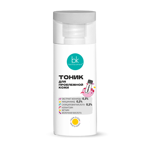 BELKOSMEX Тоник для проблемной кожи TEEN CLEAN 150.0 нежный крем для очищения кожи silk clean up cream