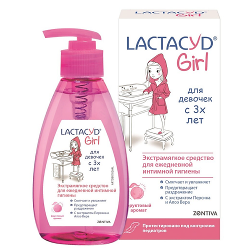LACTACYD Гель  для девочек с 3-х лет 200.0 MPL303459