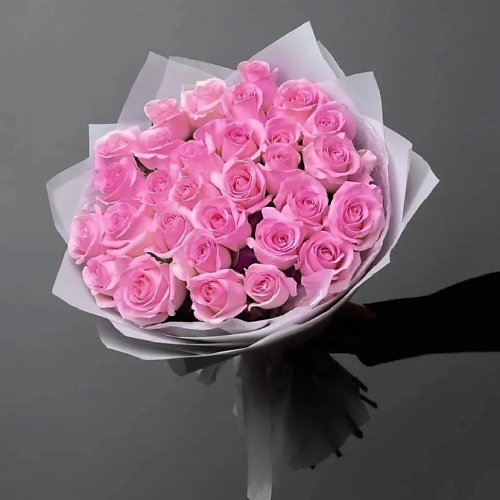 Букет живых цветов PINKBUKET Букет из 31 розовой розы цена и фото