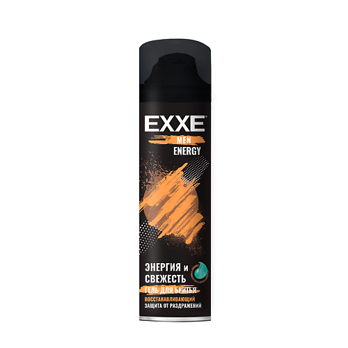 EXXE MEN Гель для бритья Восстанавливающий ENERGY 200.0 подарочный набор miryoku skin care set крем гель для душа energy charge 300мл гель для лица и тела увлажняющий 2в1 150