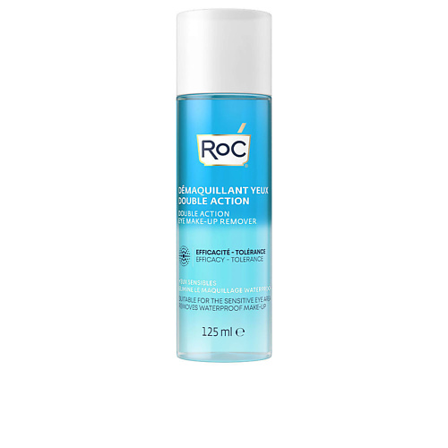цена Двухфазное средство для снятия макияжа ROC Жидкость для снятия водостойкого макияжа с чувствительной кожи глаз