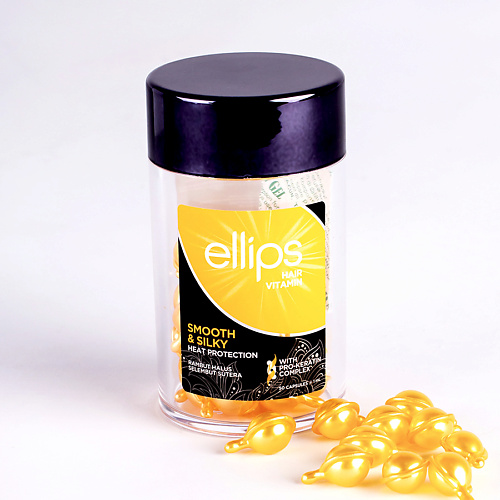 Масло для волос ELLIPS Hair Vitamin Smooth&Silky Масло для восстановления волос