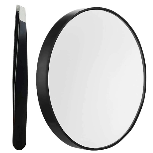 FENCHILIN Зеркало косметическое на присосках, 5 кратное увеличение зеркало макияжное увеличение × 5 на присосках d 9 см чёрный