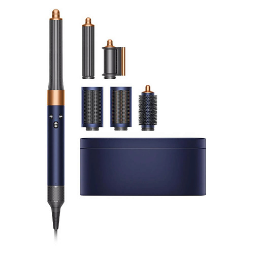 Мультистайлер DYSON Стайлер Airwrap Complete HS05 Long Prussian Blue/Rich Copper dyson new dyson airwrap hair styler hs05 2022 long prussian bluecopper multi functional attachments are the perfect alternatives to a curling i
