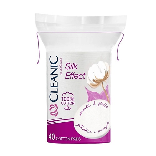 CLEANIC Silk Effect Гигиенические ватные диски овальные 40.0 MPL300328