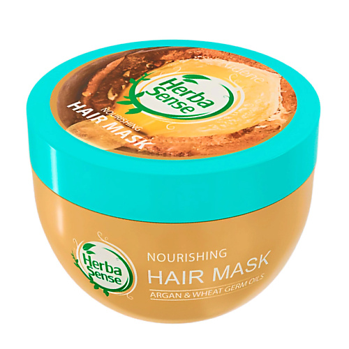 Маска для волос HERBASENSE Маска для волос ARDENE Nourishing Hair Mask Argan & Wheat Germ Oils маска для окрашенных волос morfose argan hair mask 250 мл