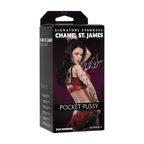 Мастурбатор DOC JOHNSON Мастурбатор вагина без вибрации Chanel St. James UR3® Pocket Pussy
