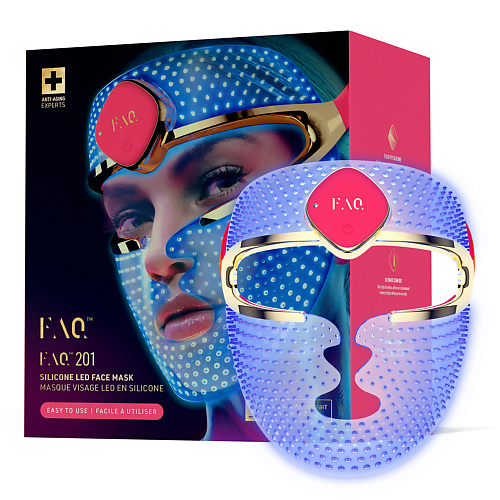 FOREO LED-маска FAQ™ 201 с 3 типами LED-света дни убывающего света