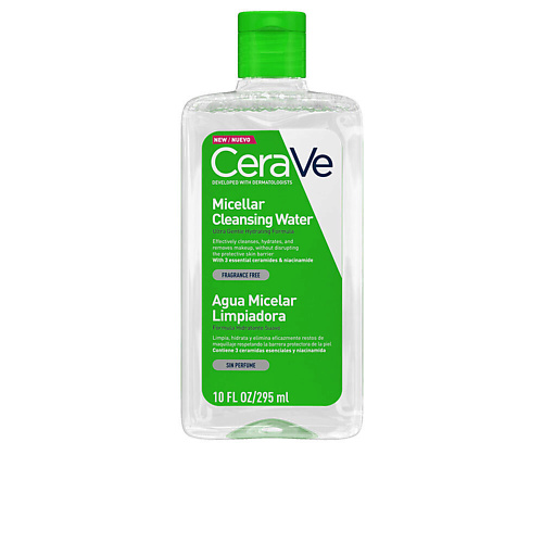 Мицеллярная вода CERAVE Увлажняющая очищающая мицеллярная вода с церамидами для снятия макияжа для всех типов кожи