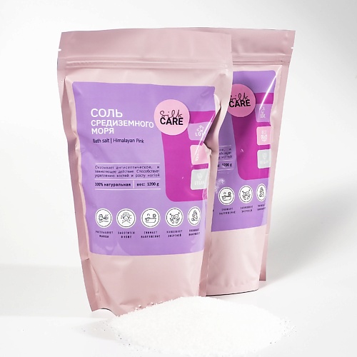SILK CARE Соль для ванн Средиземная в подарочной упаковке 1200.0 MPL314926