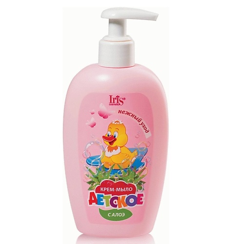 Мыло жидкое IRIS COSMETIC Крем-мыло ДЕТСКОЕ с алоэ для ванной и душа спивакъ мыло детское с морской солью