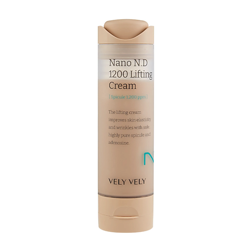 VELY VELY Крем для лица с микроиглами Nano Needle 1200 Lifting Cream 50.0 spa treatment базовый крем с spf фактором uv nano base g 30 0