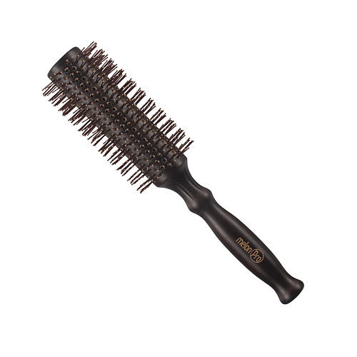 Расческа для волос MELONPRO Брашинг с облегченной деревянной ручкой (31 мм), натуральная щетина