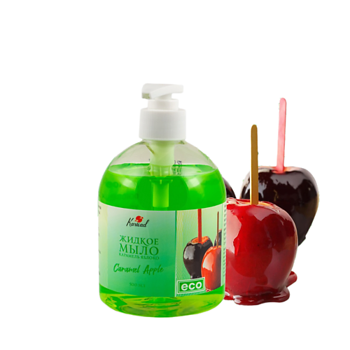 Мыло жидкое KARISAD Жидкое мыло для рук и тела парфюмированное яблоко в карамели мыло жидкое клевер яблоко перламутровое 5 л