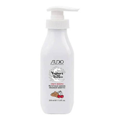 фото Studio йогуртовый шампунь для волос вишнёвый амаретто 350.0