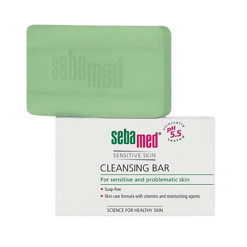Мыло твердое SEBAMED Кусковое мыло Sensitive & Problematic для очищения чувствительной и проблемной кожи цена и фото