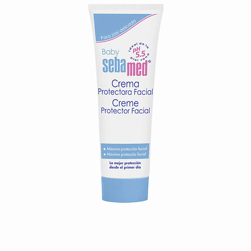 защитный детский крем librederm baby protective baby cream 50 мл Крем для лица SEBAMED Защитный детский крем  Baby Protective Facial Cream для чувствительной кожи