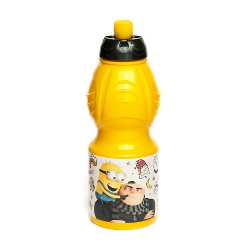 Бутылка STOR Бутылка пластиковая спортивная фигурная Миньоны бутылка ленивец пластиковая фигурная 400 мл