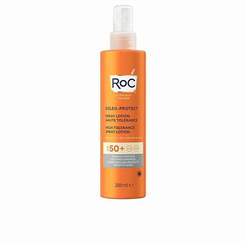 Солнцезащитный спрей для лица и тела ROC Защитный спрей от солнца High Tolerance SPF 50