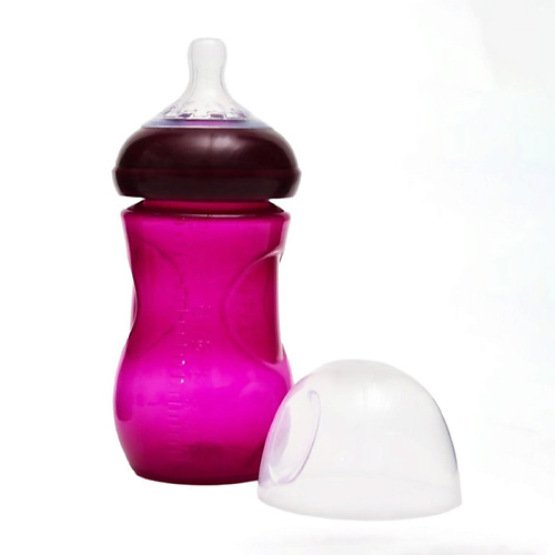Бутылочка для детей MUM&BABY Бутылочка для кормления, Natural, +6мес., широкое горло 50 мм