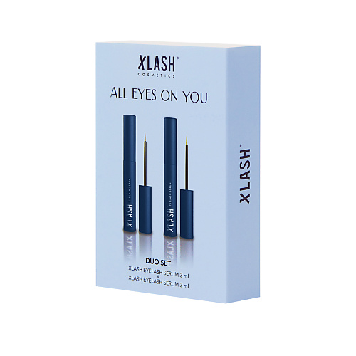 Набор средств для роста ресниц XLASH COSMETICS Набор-дуэт сывороток для роста ресниц средства для роста ресниц и бровей xlash cosmetics сыворотка для роста ресниц eyelash serum