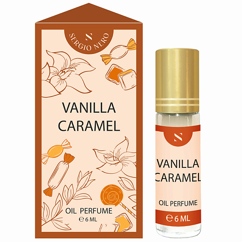 VANILLA Духи масляные Vanilla Caramel 6.0 аттар гуджаратского дикого ветивера масляные духи 3мл