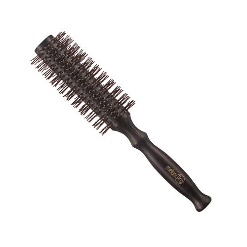 Расческа для волос MELONPRO Брашинг с облегченной деревянной ручкой (38 мм), натуральная щетина