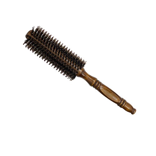 MELONPRO Брашинг с облегченной эвкалиптовой ручкой (22 мм), натуральная щетина и штифты hairway брашинг hairway glossy wood деревянный комбинированная щетина 28мм 20 рядов