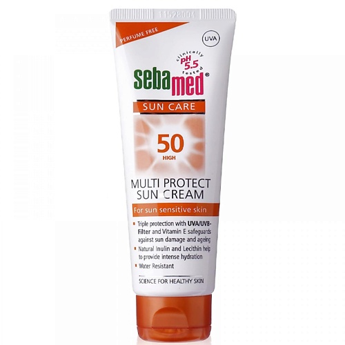 Солнцезащитный крем для лица SEBAMED Солнцезащитный крем для чувствительной кожи Multi Protect SPF50
