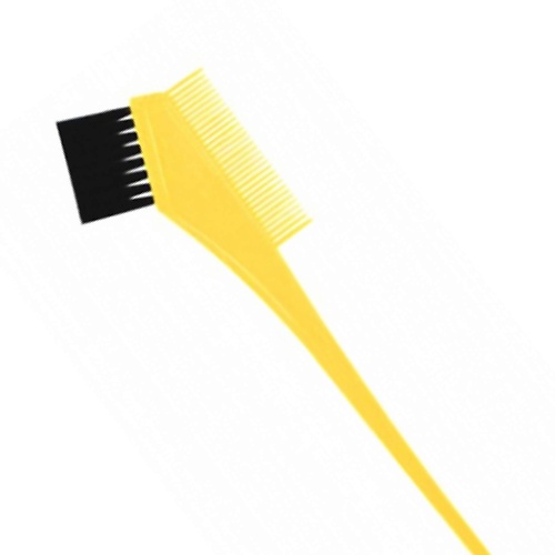 кисть для окрашивания волос с расческой серая Кисть для окрашивания MELONPRO Кисть для окраски с расческой 21 см