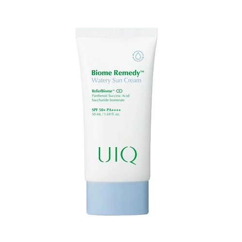 UIQ Солнцезащитный крем для лица Biome Remedy Watery Sun Cream 50.0 эмульсия для лица tony moly the green tea truebiome watery emulsion с зелёным чаем 140 мл