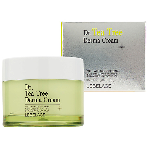 Крем для лица LEBELAGE Успокаивающий крем с экстрактом чайного дерева успокаивающий крем для лица lebelage tea tree 50 мл