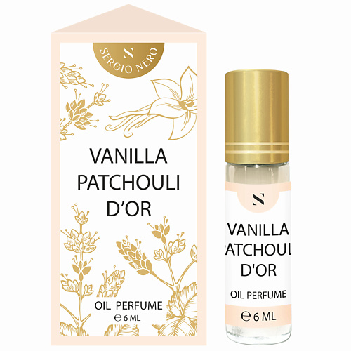 VANILLA Духи масляные Vanilla Patchouli D'Or 6.0 tuberose vanilla духи 100мл