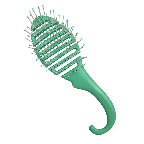 MELONPRO Щётка для волос вентилируемая гибкая13-рядная массажная расческа для волос ameli вентилируемая корпус с ным глиттером