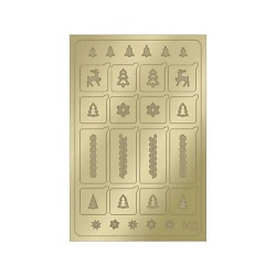 Металлизированные наклейки Metallic Stickers №M03 Gold