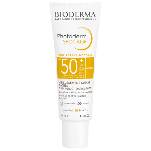 Солнцезащитный крем для лица BIODERMA Солнцезащитный крем Photoderm против пигментации и морщин SPF 50+ тональный крем bioderma photoderm ar very high 30 мл