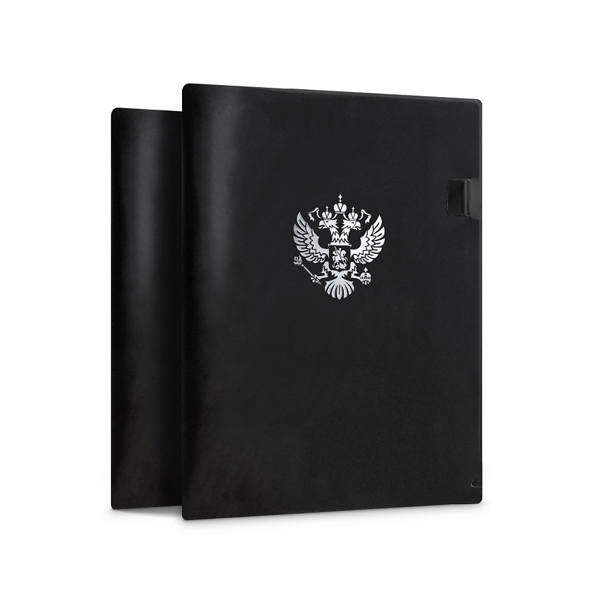 Изображение товара FLEXPOCKET Папка-уголок для документов с принтом, Формат: А4, цвет: черный, количество: 2 шт