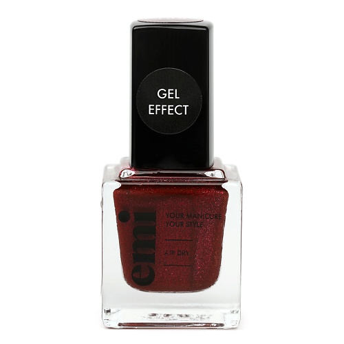 Лак для ногтей EMI Ультрастойкий лак Gel Effect укрепляющий матовый усилитель на ногтей emi intense care matte effect 9 мл