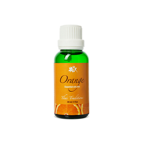 THAI TRADITIONS Эфирное арома масло натуральное для аромалампы увлажнителя воздуха бани Апельсин 30.0