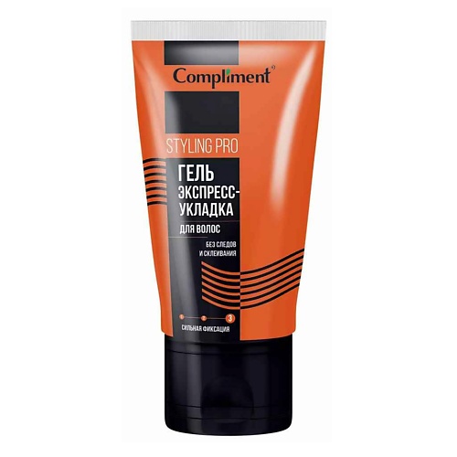 COMPLIMENT Гель Экспресс-укладка для волос сильной фиксации 165.0 сыворотка для волос compliment кератин и аргинин 200 мл