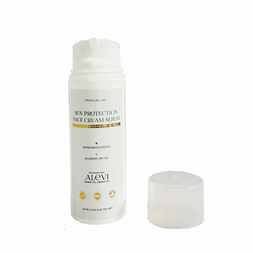 Солнцезащитный крем для лица ALEVI Солнцезащитный крем для лица с экстрактом бакопа монье (с антиоксидантами) цена и фото